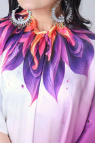 Ready To Wear Free-Hand Satin Saree👜✨