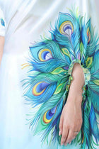 Ready To Wear Free-Hand Satin Saree👜✨