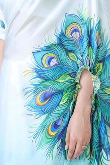 Ready To Wear Free-Hand Satin Saree👜✨