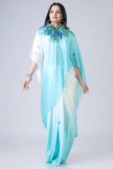 Ready To Wear Free-Hand Satin Saree👜✨