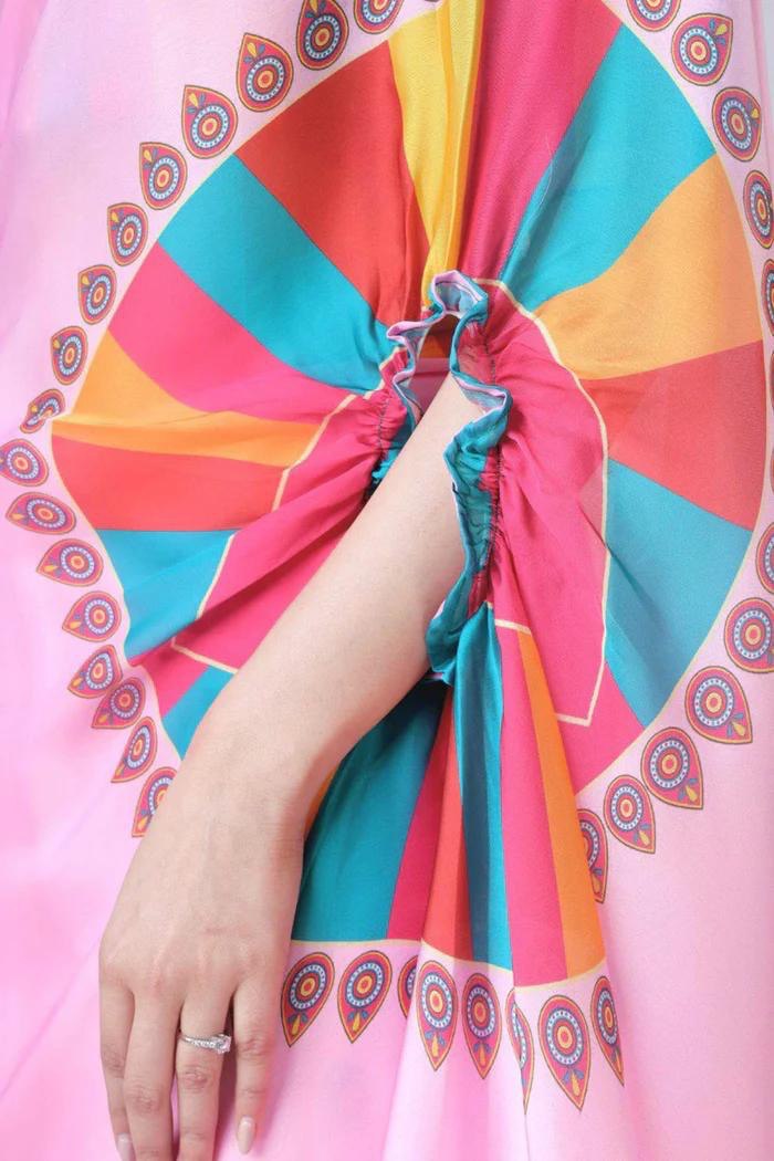 Ready To Wear Free-Hand Satin Saree👜✨