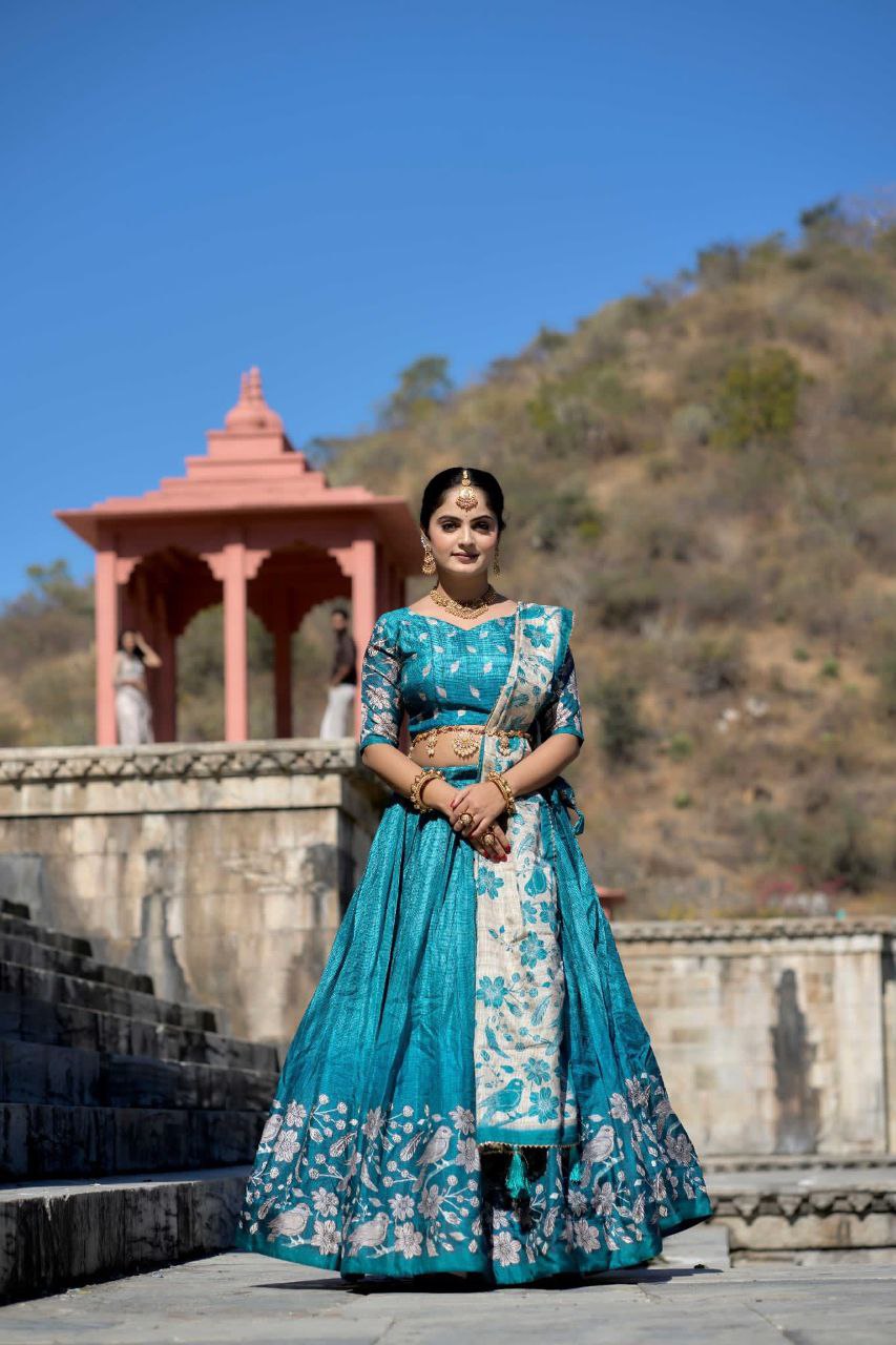 Sea Blue Chaniya Choli 💃