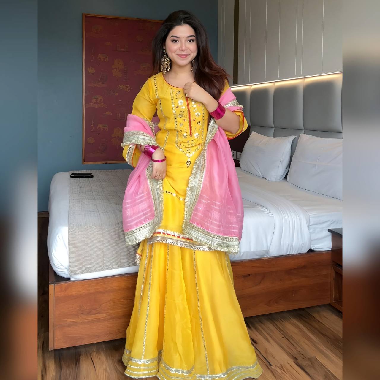 Yellow Sarara 3 PIS Suit 👗