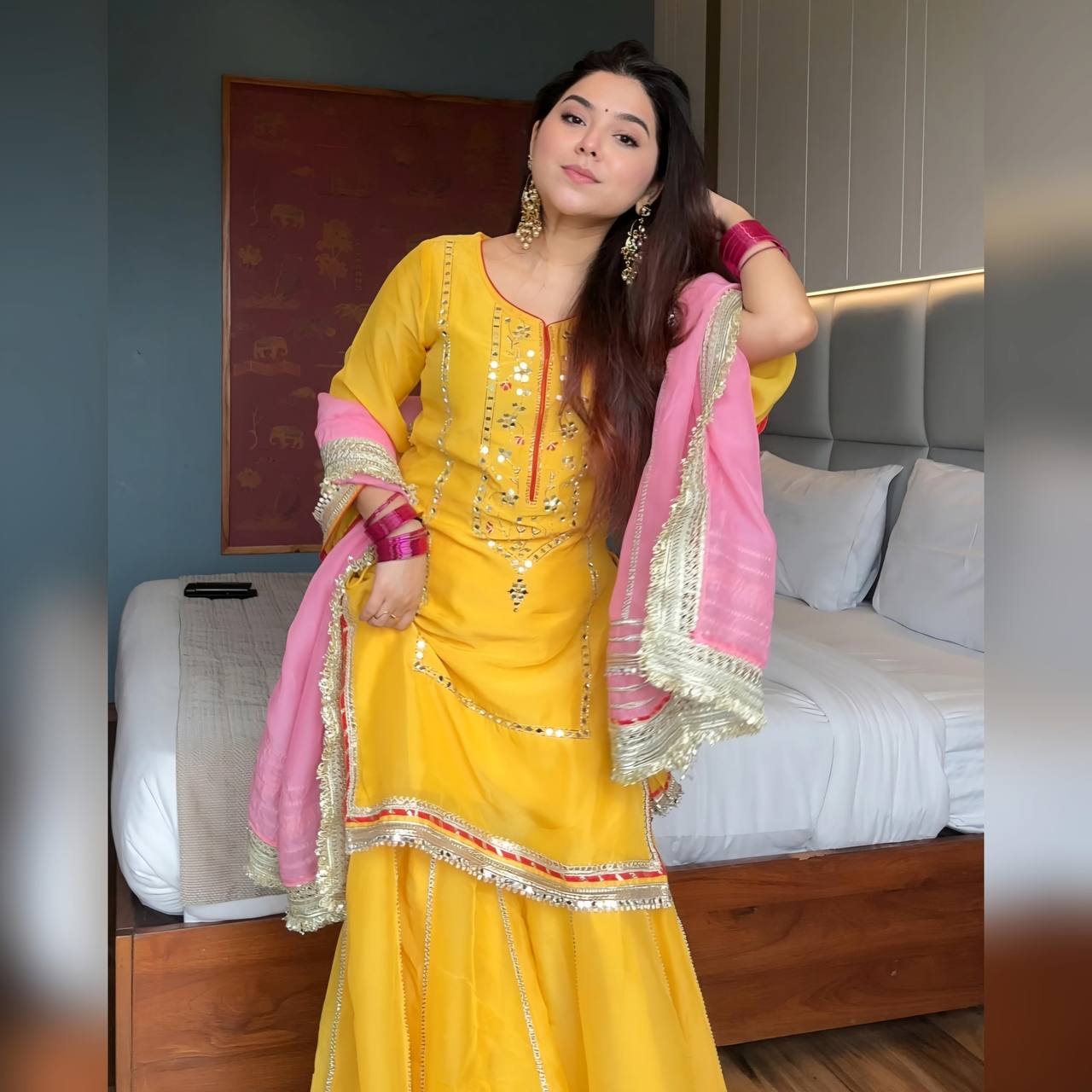 Yellow Sarara 3 PIS Suit 👗