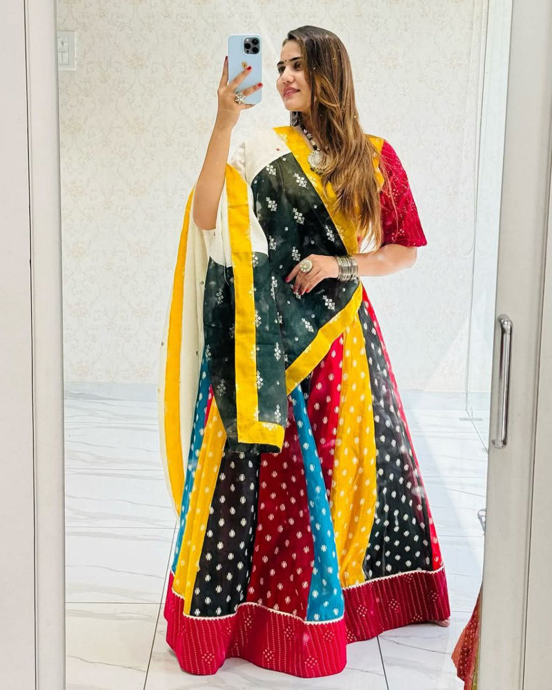 Colourful Lenga Choli 💃