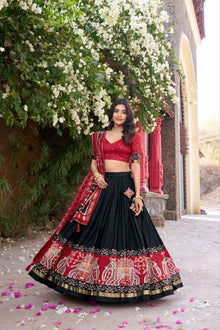 Black Dolla Silk Lehenga🔥
