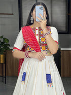 Ethnic Women Pure Rayon Cotton With Leheriya Lehenga Sets