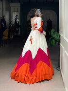 Premium Navratri Lehenga Choli 2025 – Mirror Work Blouse with 6 Meter Flared Rayon Skirt | Ready to Wear Ethnic Set