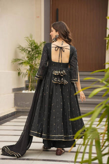 Black Anarkali Suit 3 PIS