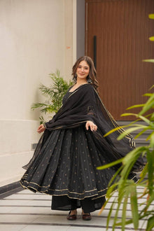 Black Anarkali Suit 3 PIS