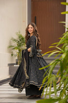 Black Anarkali Suit 3 PIS
