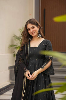 Black Anarkali Suit 3 PIS